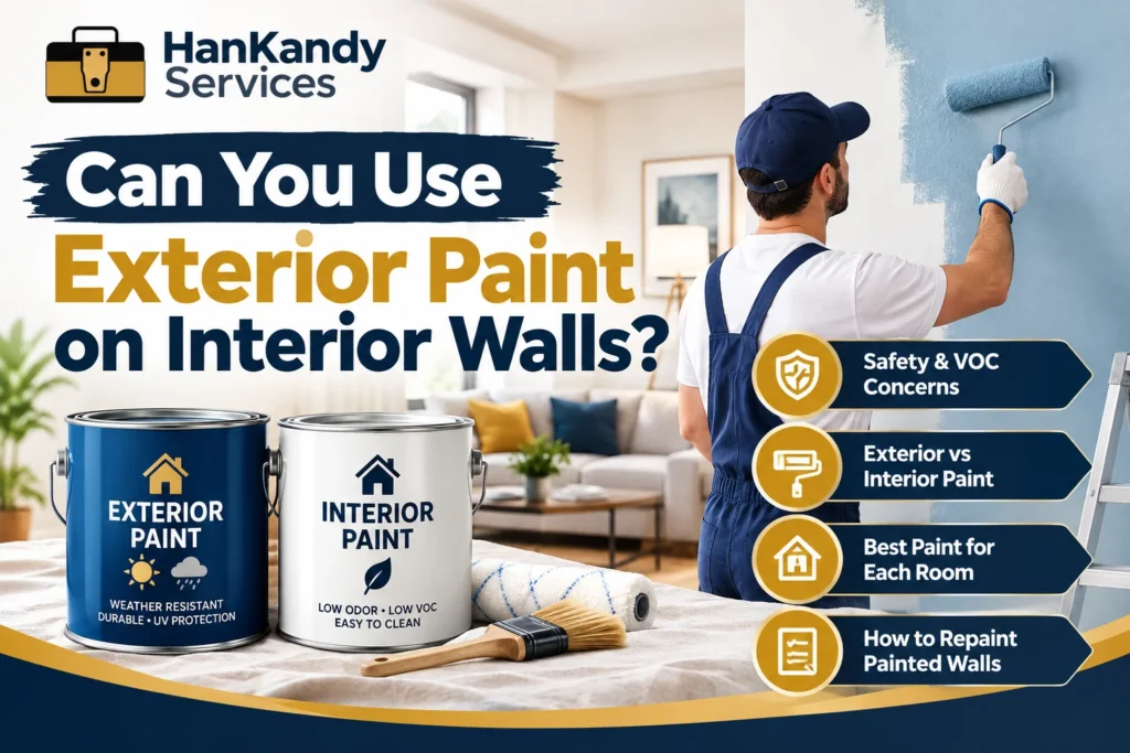 Can You Use Exterior Paint on Interior Walls?