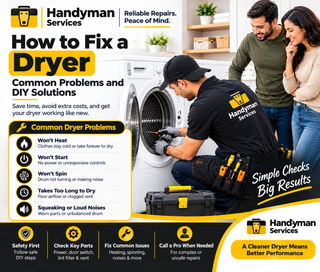 How to Fix a Dryer: Common Problems and DIY Solutions